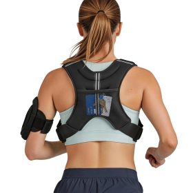 Weighted Vest, 6 lbs Body Weight Vest for Men Women, with Reflective Stripe, Adjustable Buckle, Workout Equipment for Strength Training, Running