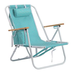 Beach Chair with Space-Saving 24 Inches