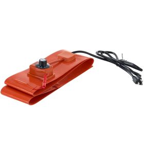 Metal Drum Heater, 1200 Watt 5 inch Width, Pail Heating Band for 55 Gallon Barrel, 86-302Fahrenheit Adjustable Thermostat